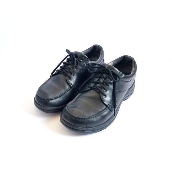 DANSKO Men's Wyatt Oxford Shoes Black Leather Lace Up Sz 43 9.5 10 - Picture 2 of 16